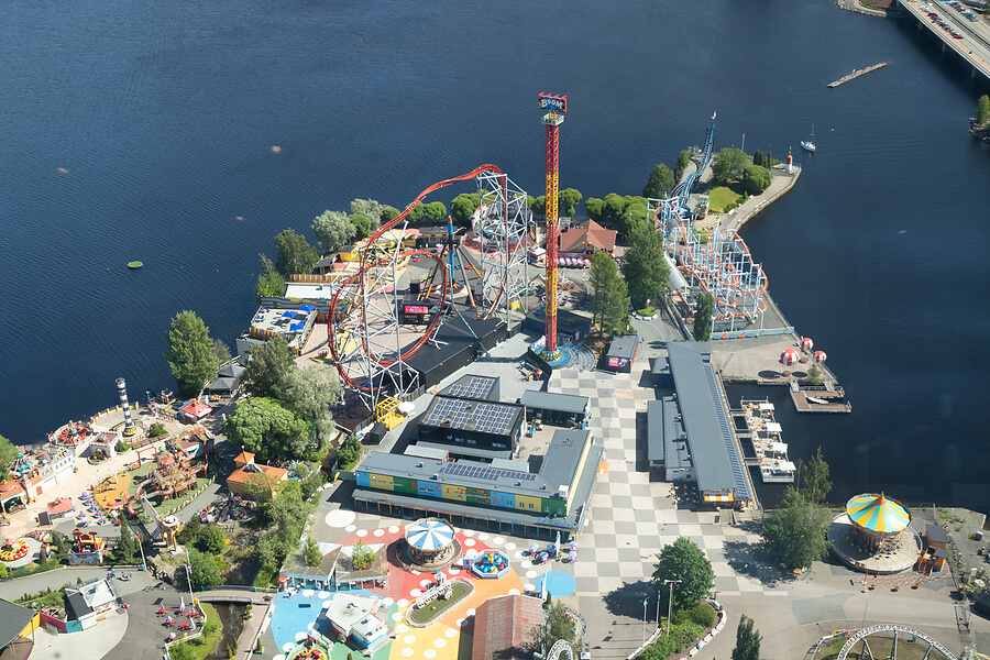 Särkänniemi amusement park in Tampere