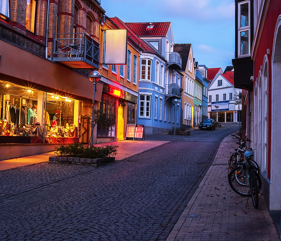 Altstadt von Sonderburg, Dänemark