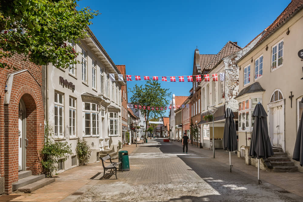 Altstadt in Tondern, Dänemark