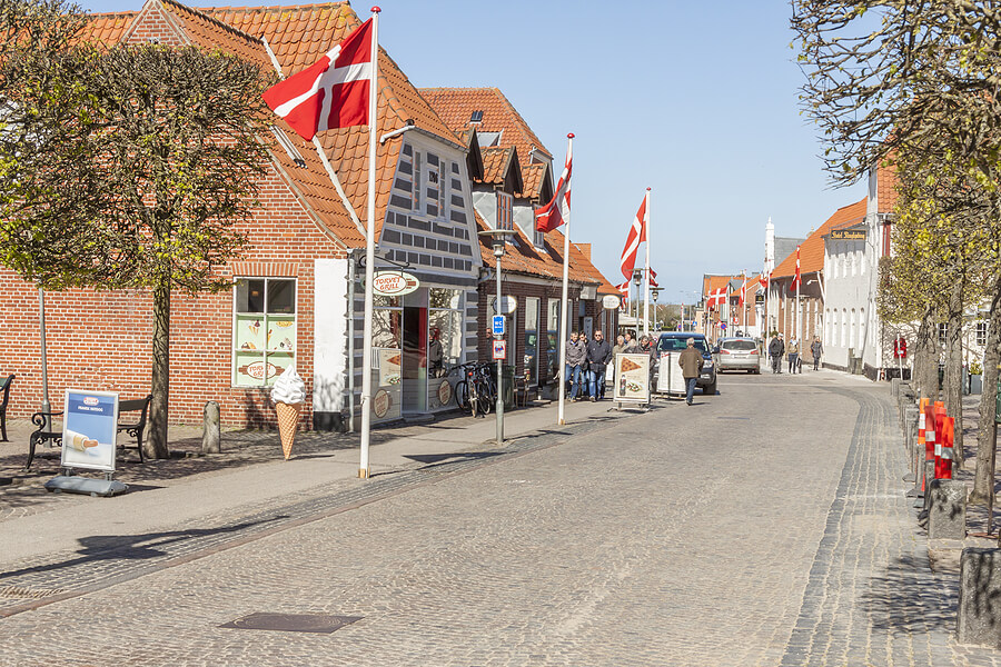 Altstadt von Ringkobing, Dänemark