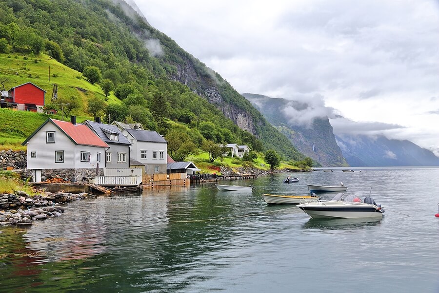 Aurlandsfjord Norwegen