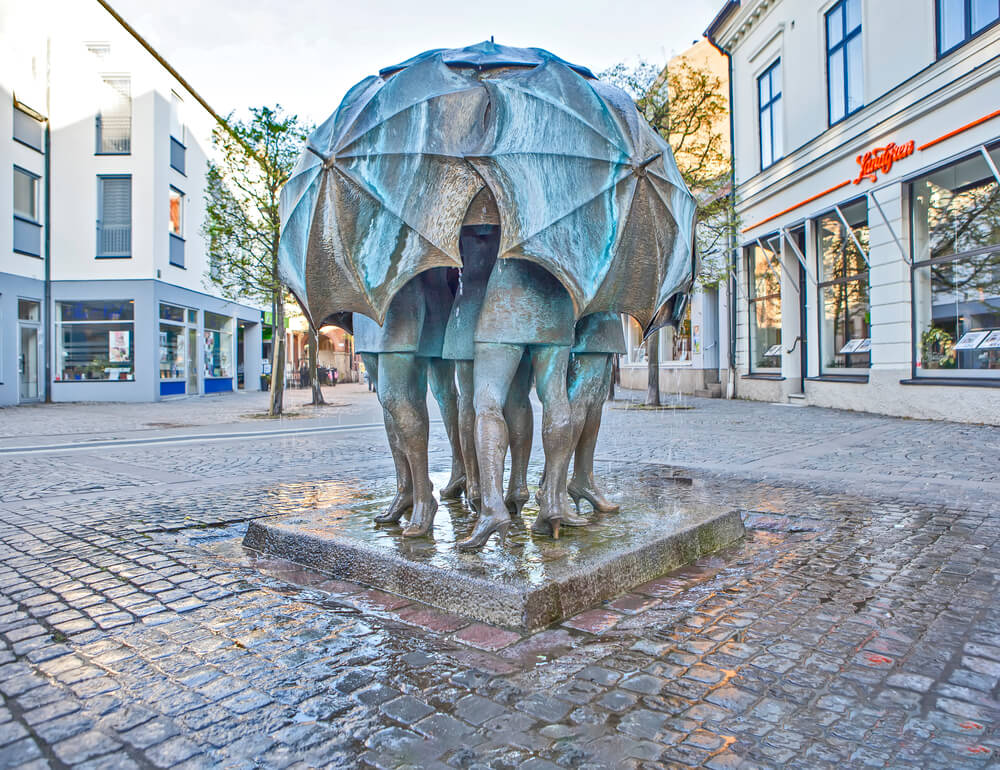 Bøst-Brunnen in Trelleborg, Schweden