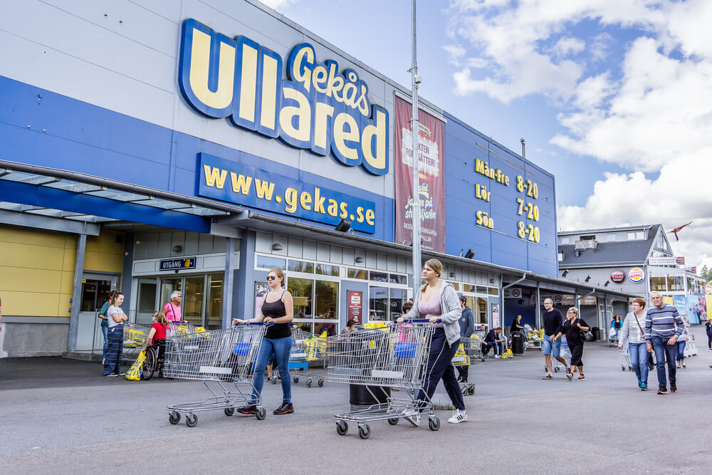 Gekås Ullared Supermarkt in Schweden