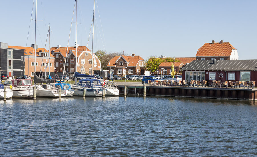 Hafen von Ringkobing, Dänemark