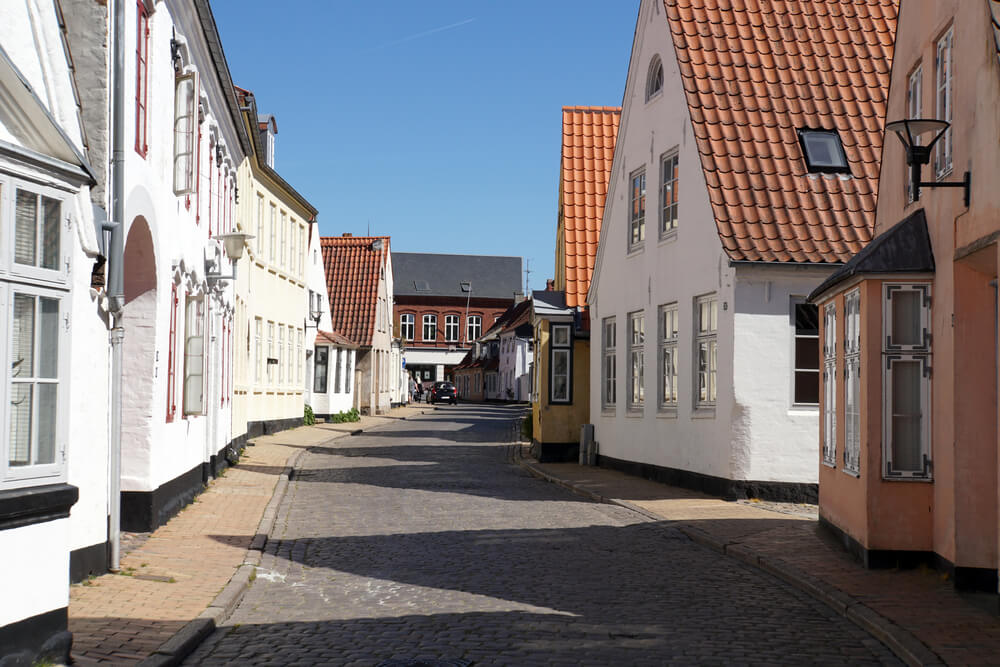 Historische Altstadt von Apenrade, Dänemark