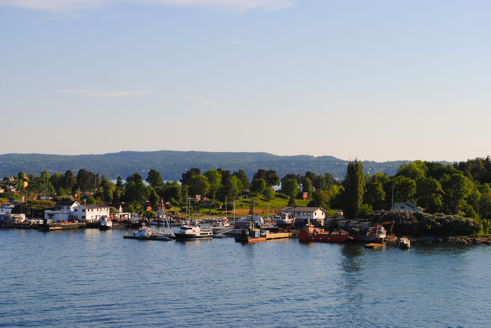 Insel Gressholmen im Oslofjord 
