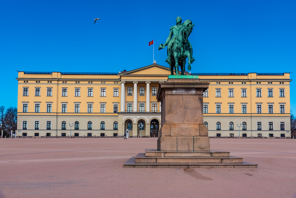 Das Königliche Schloss in Oslo 