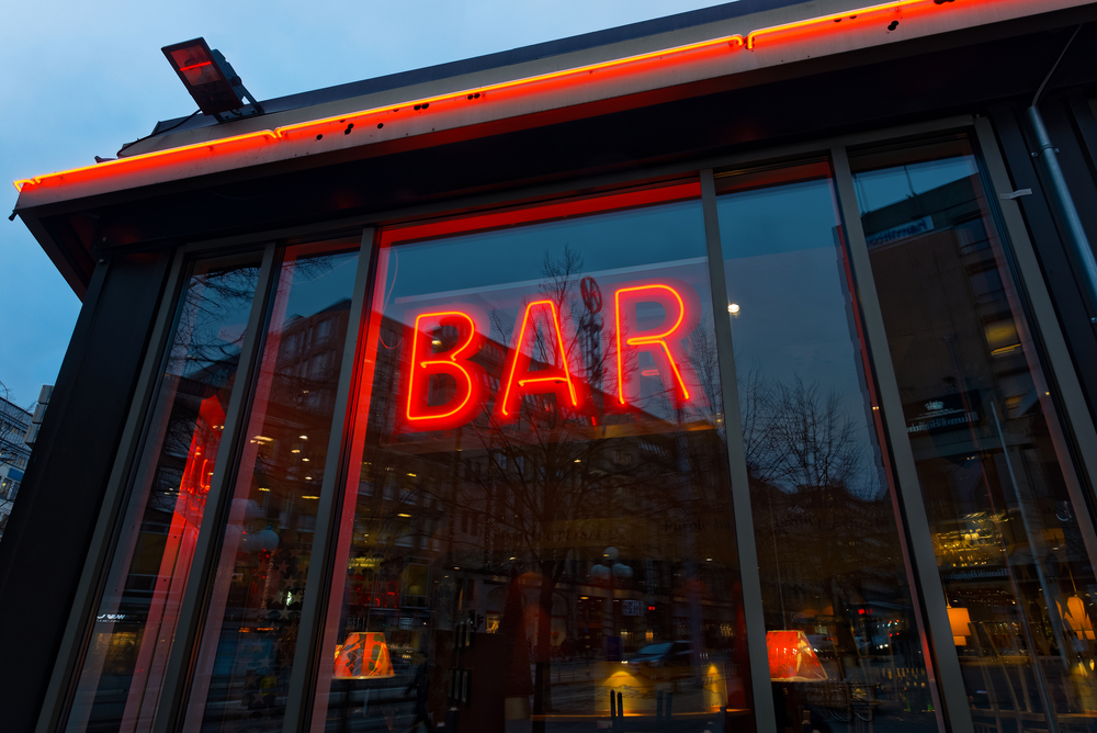 Eine Bar in Stockholm