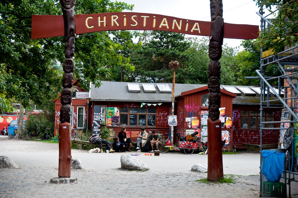 Christiania in Kopenhagen, Dänemark
