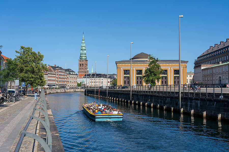 Kanaltour in Kopenhagen, Dänemark
