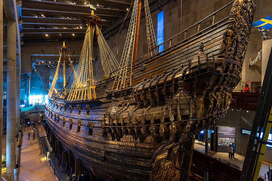 Schiff Vasa im Vasa-Museum, Stockholm