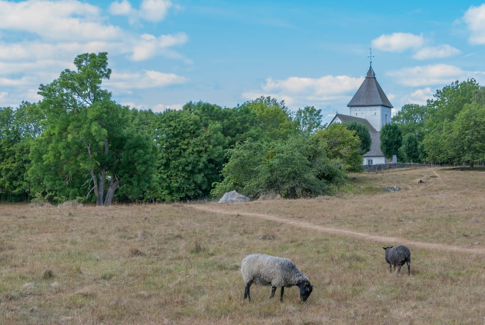 Landschaft bei Hovgården