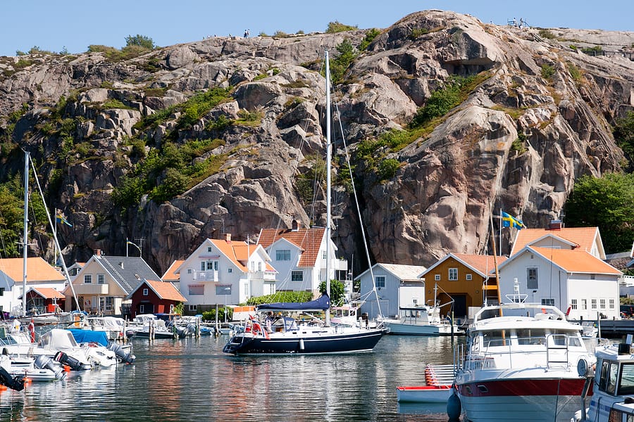 Kleiner Hafen in Bohuslän