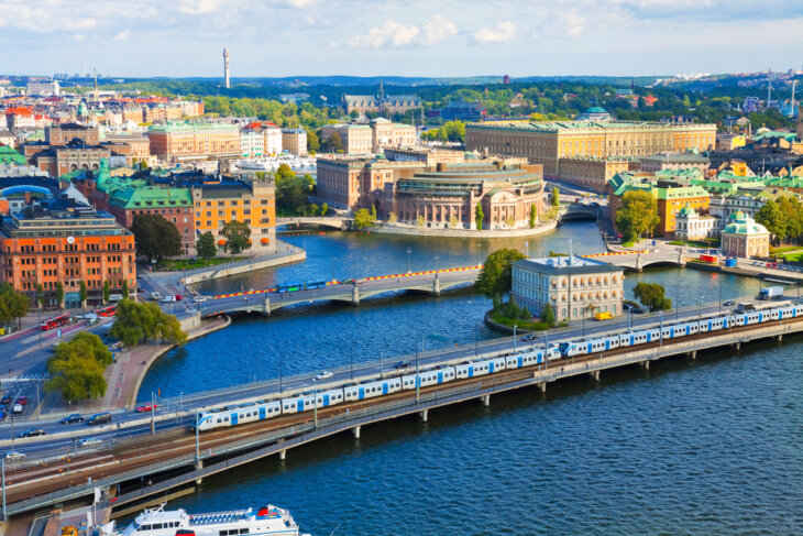 Luftaufnahme Stockholm