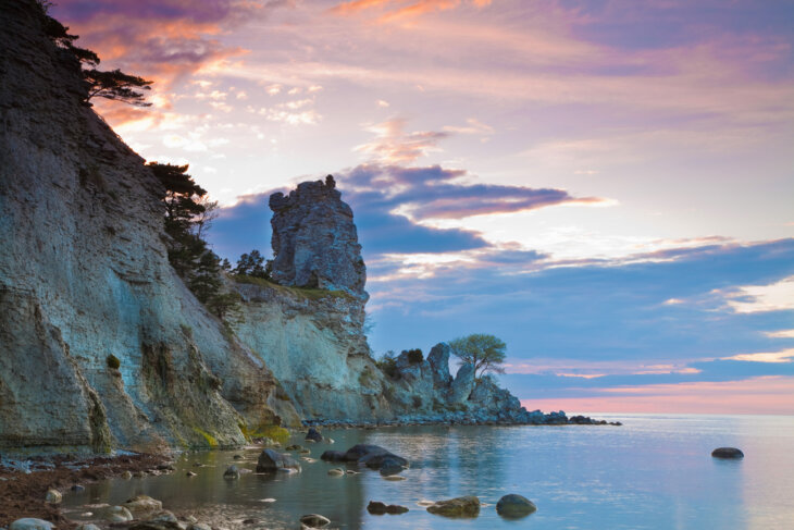 Steilküsten auf Gotland