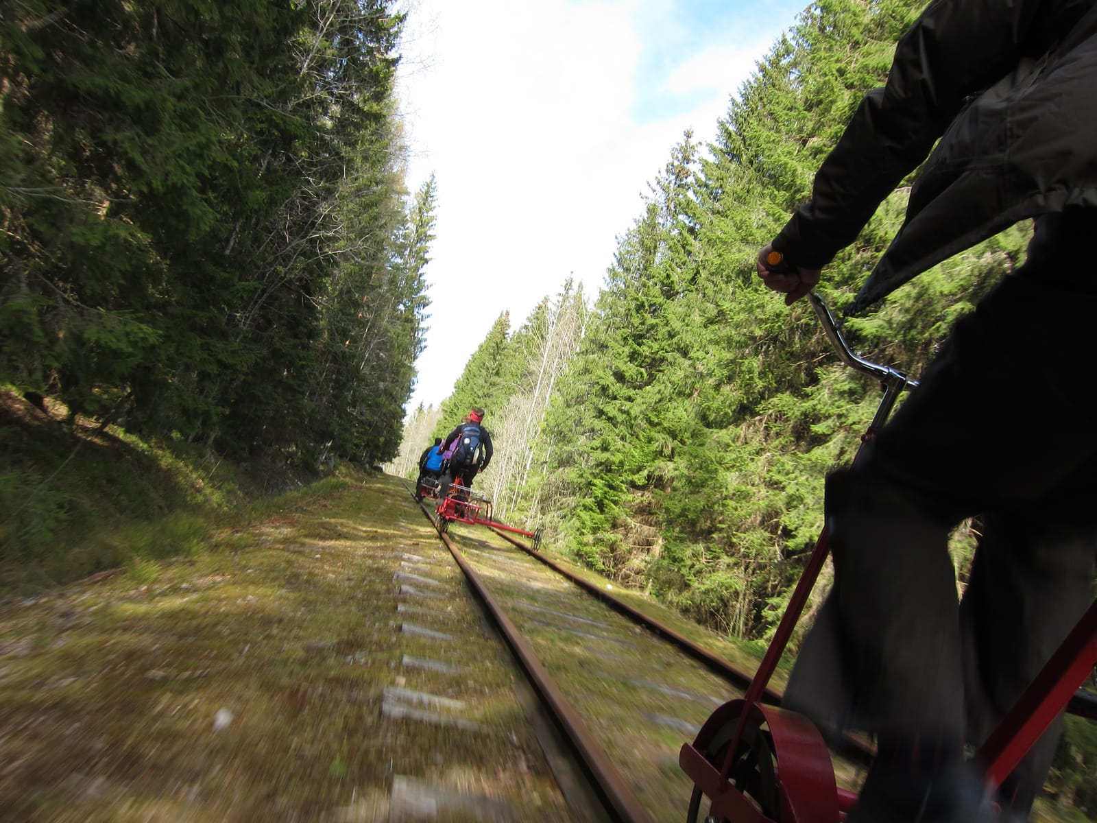 Fahrrad-Draisine in Värmland