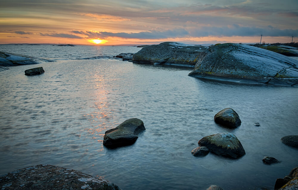 Sonnenuntergang Ystad