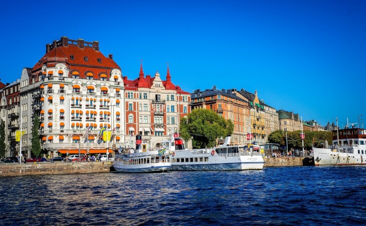 Stadtbild Stockholm, Schweden
