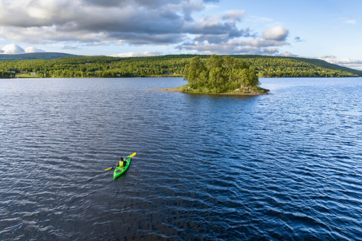 Eindrucksvolle Landschaft in Schweden