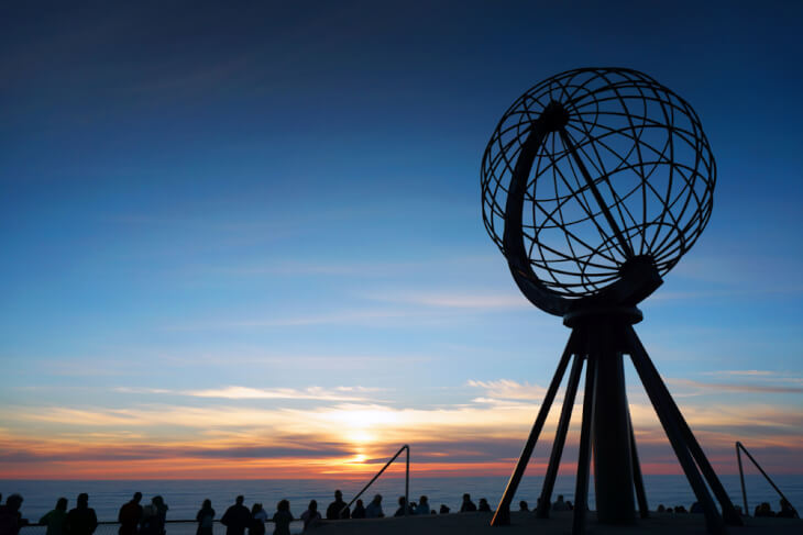 Nordkap Mitternachtssonne