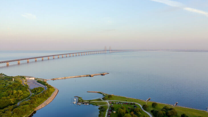 Öresundbrücke Luftbild