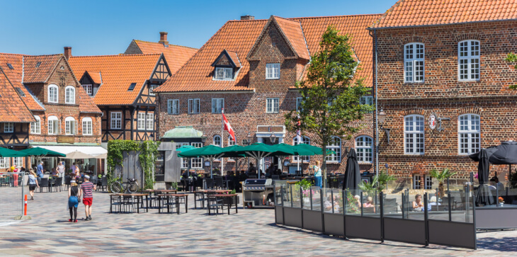 Torvet-Marktplatz in Ribe