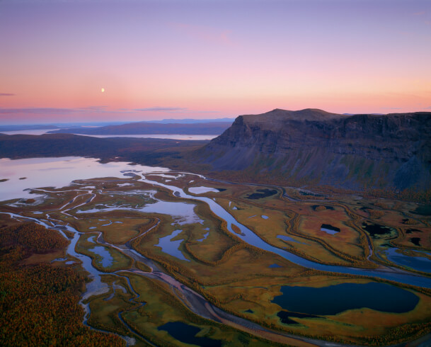 Luftaufnahme Sarek Nationalpark