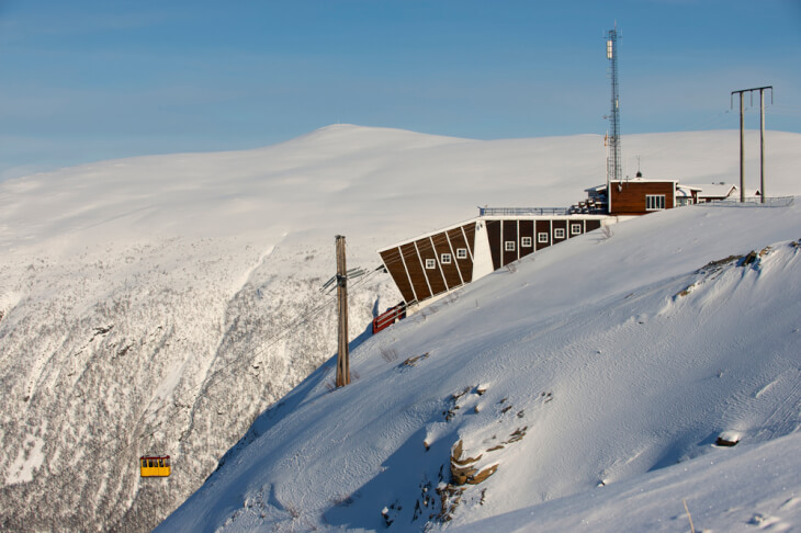 Seilbahn Fjellheisen Bergstation