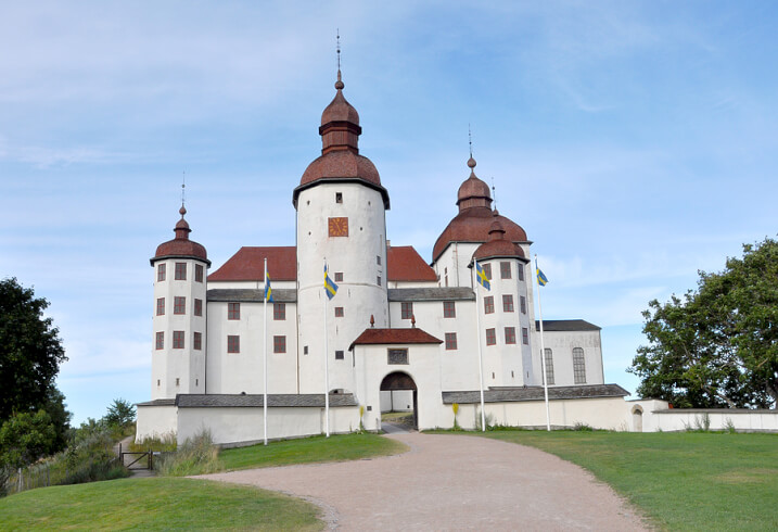 Läckö Schloss in Västergötland