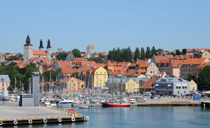 Der Hafen von Visby
