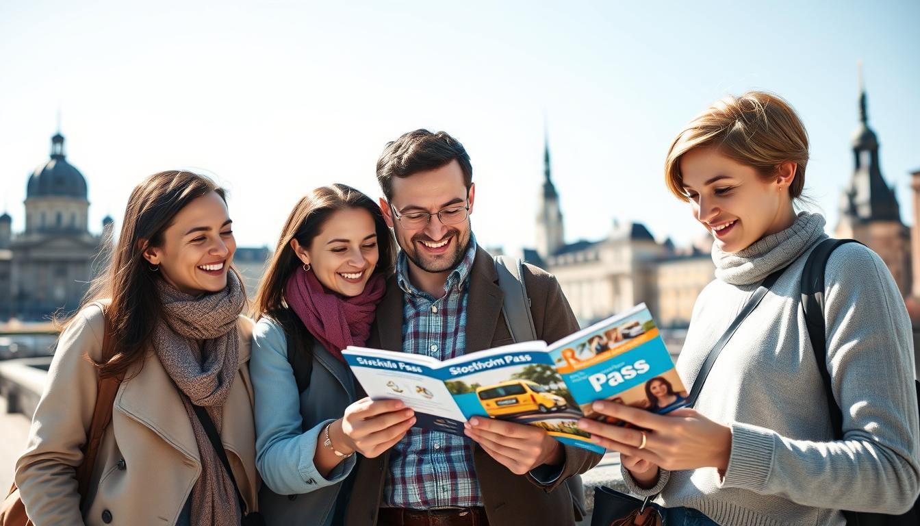 A picturesque scene showcasing the savings experience with the Stockholm Pass. I...