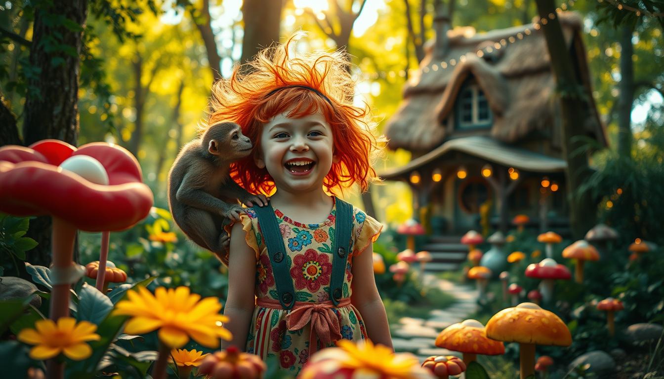 A vibrant, whimsical scene inspired by